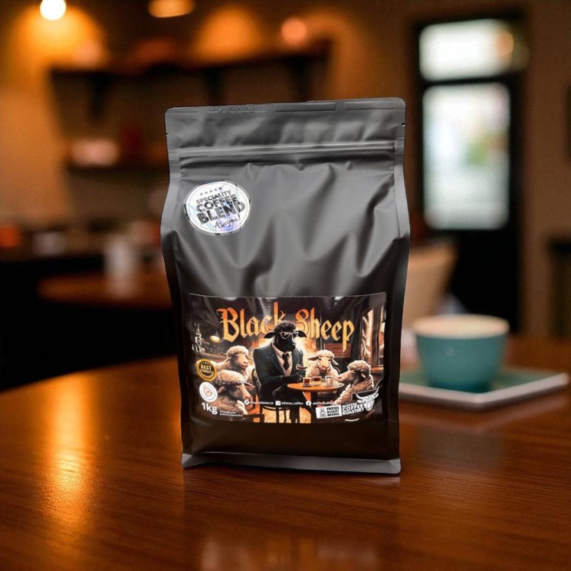 Alfatau BLACK  SHEEP Coffee Blend - Váha: 1000g