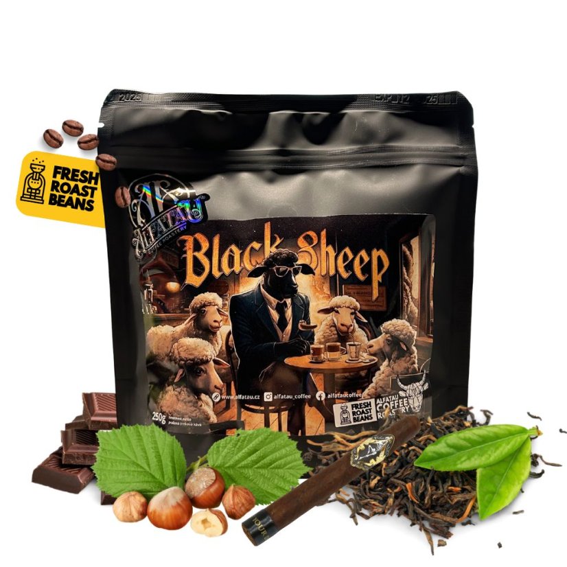Alfatau BLACK  SHEEP Coffee Blend - Váha: 1000g
